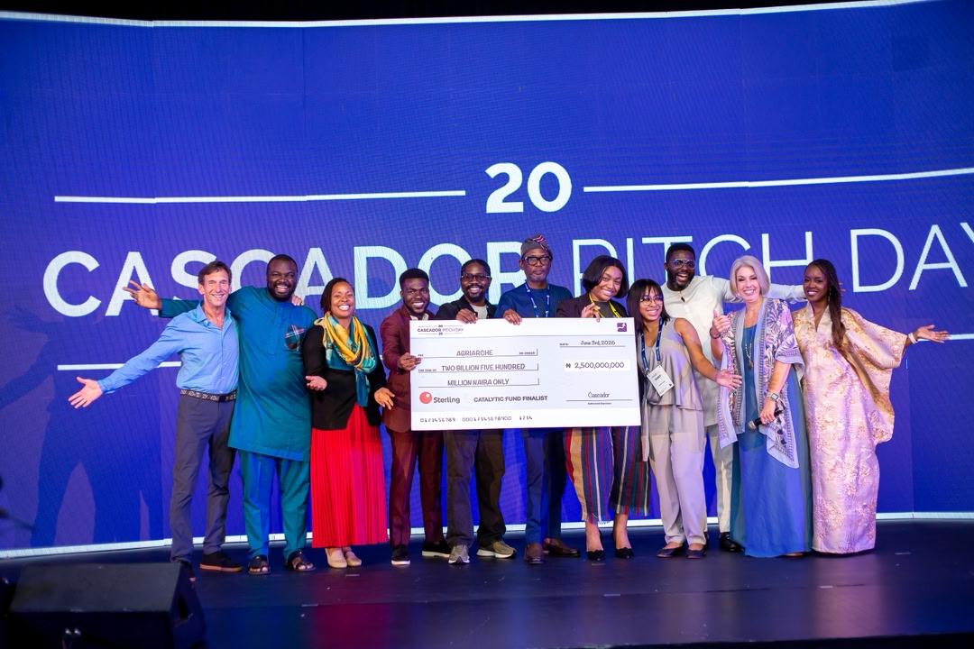 Agriarche Secures Largest Award at Cascador Pitch Day 2026, Receiving ₦2.5 Billion Credit Facility
